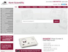 Tablet Screenshot of kentscientific.com
